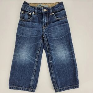 Gap Baby Toddler Jeans Size 2T Distressed Loose Fit Denim Adjustable Waist